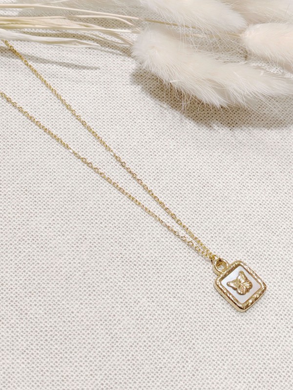 Collier acier inoxydable femme N059