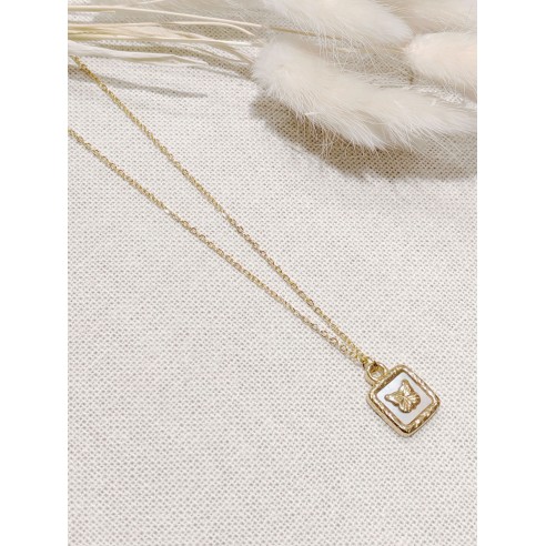 Collier acier inoxydable femme N059