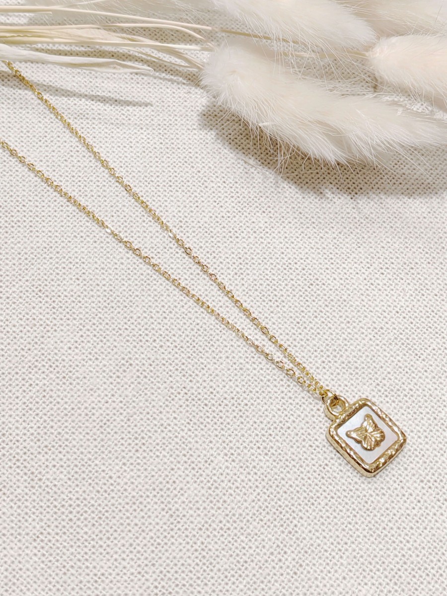 Collier acier inoxydable femme N059