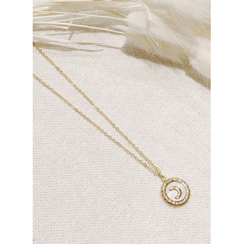 Collier acier inoxydable femme N060