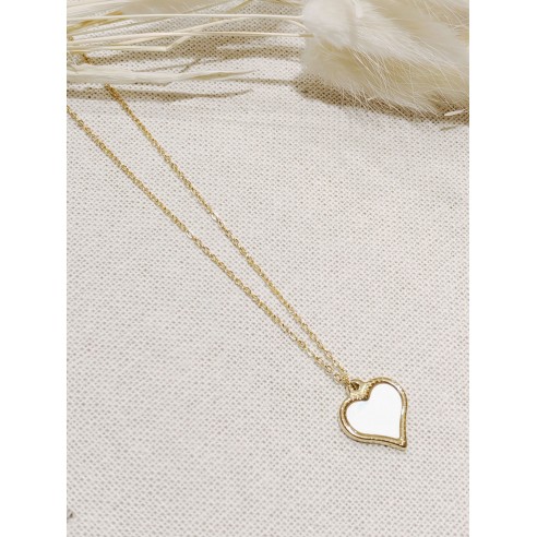 Collier acier inoxydable femme N061