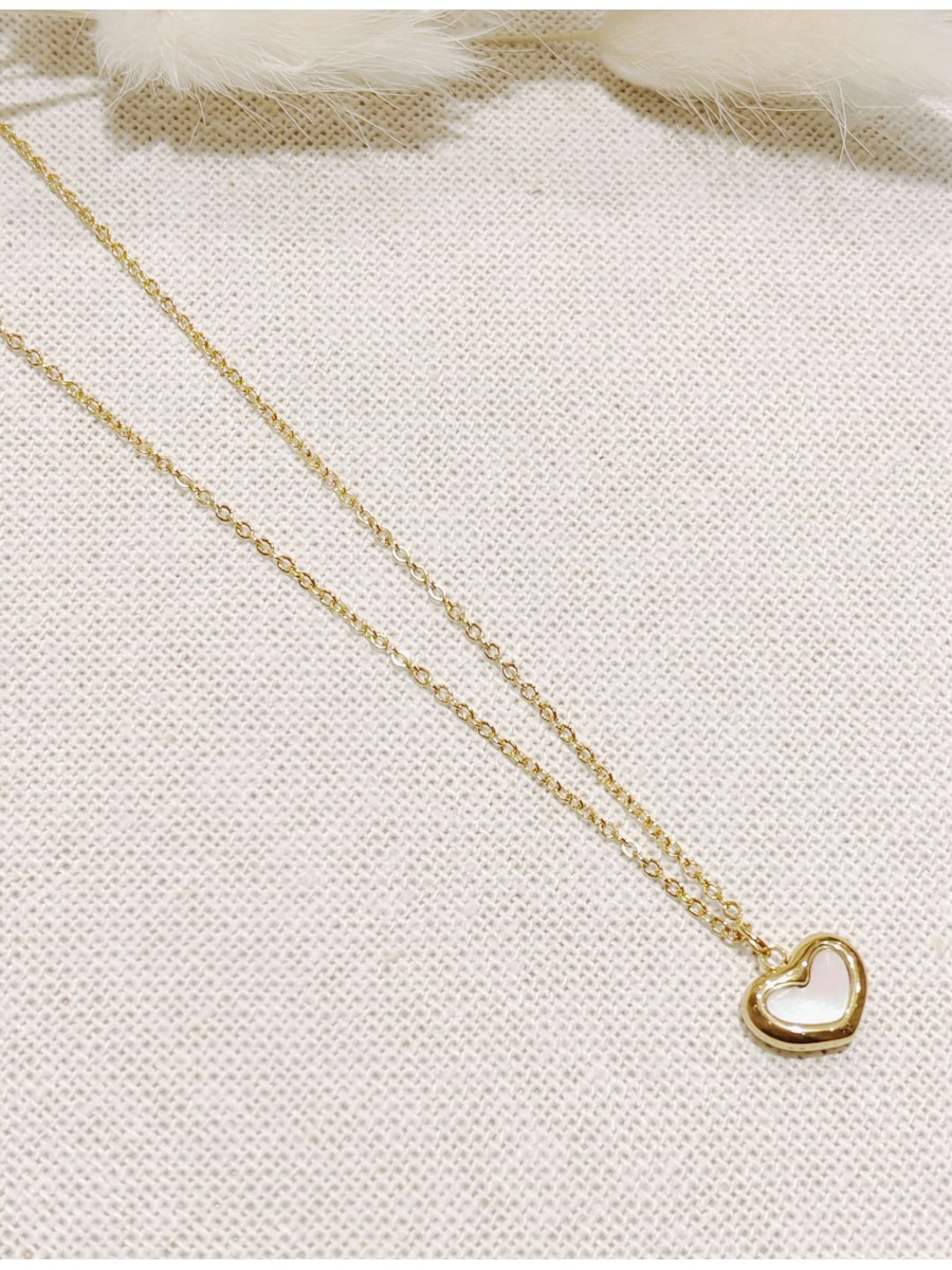 Collier acier inoxydable femme N063
