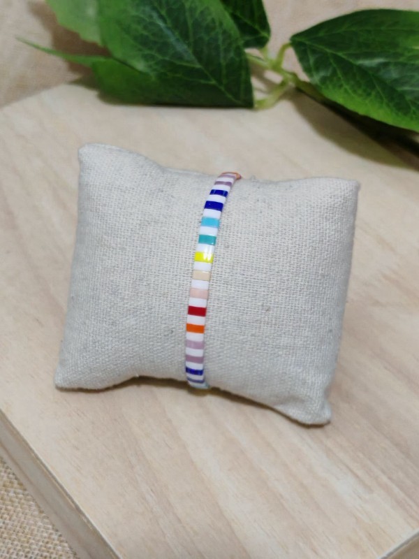 Bracelet élastique perles japonaises MIYUKI BR064