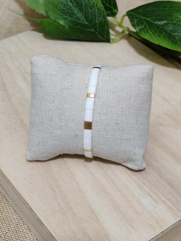Bracelet élastique perles japonaises MIYUKI BR065