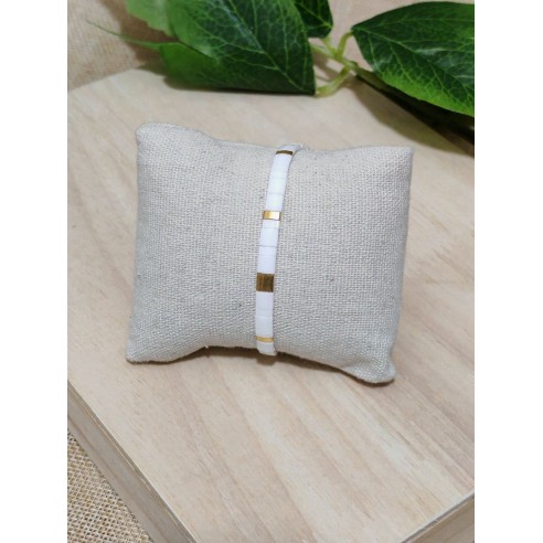 Bracelet élastique perles japonaises MIYUKI BR065