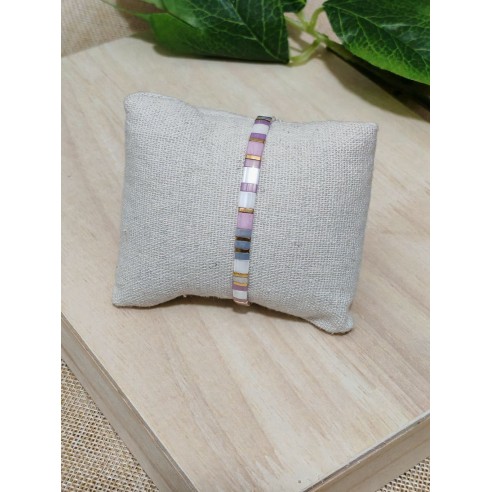 Bracelet élastique perles japonaises MIYUKI BR066