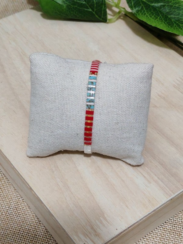 Bracelet élastique perles japonaises MIYUKI BR068