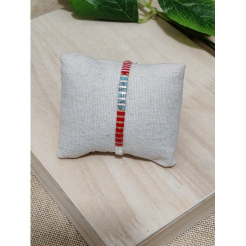 Bracelet élastique perles japonaises MIYUKI BR068