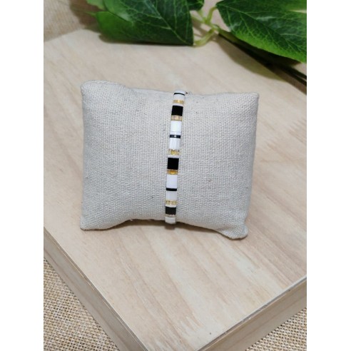 Bracelet élastique perles japonaises MIYUKI BR069