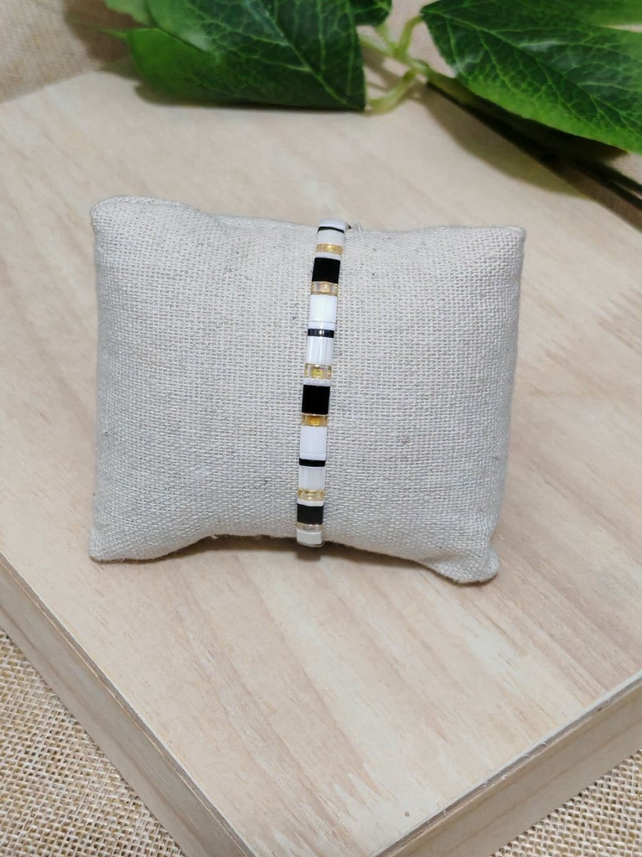Bracelet élastique perles japonaises MIYUKI BR069