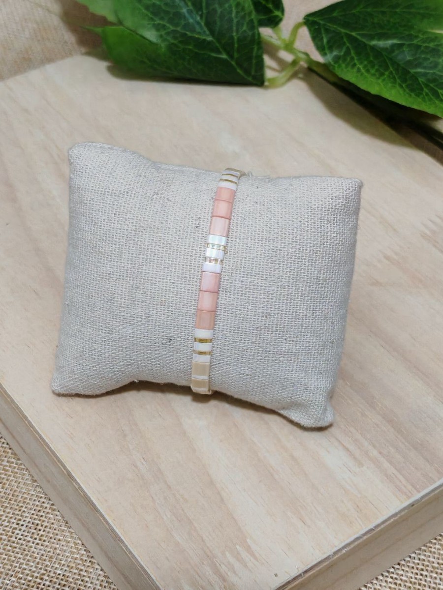 Bracelet élastique perles japonaises MIYUKI BR071
