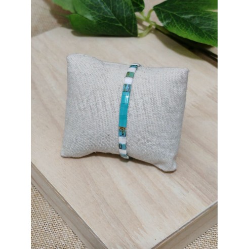 Bracelet élastique perles japonaises MIYUKI BR072