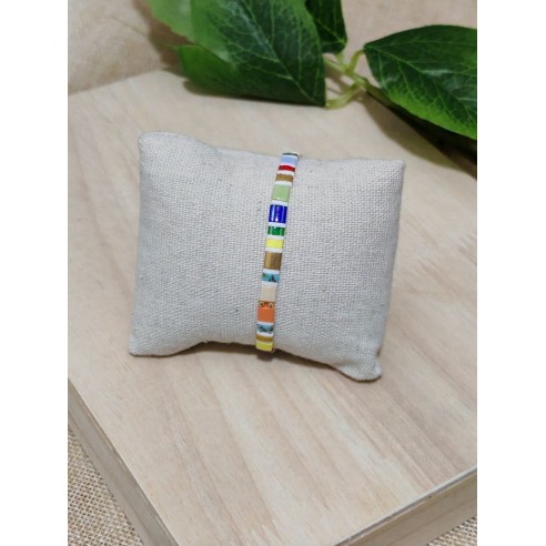 Bracelet élastique perles japonaises MIYUKI BR074
