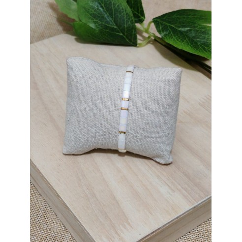 Bracelet élastique perles japonaises MIYUKI BR075