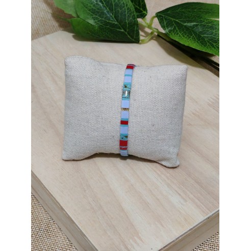 Bracelet élastique perles japonaises MIYUKI BR076