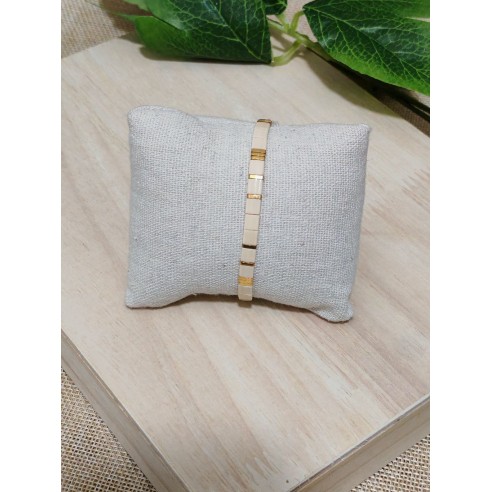 Bracelet élastique perles japonaises MIYUKI BR077