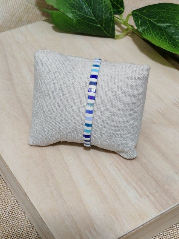 Bracelet élastique perles japonaises MIYUKI BR078