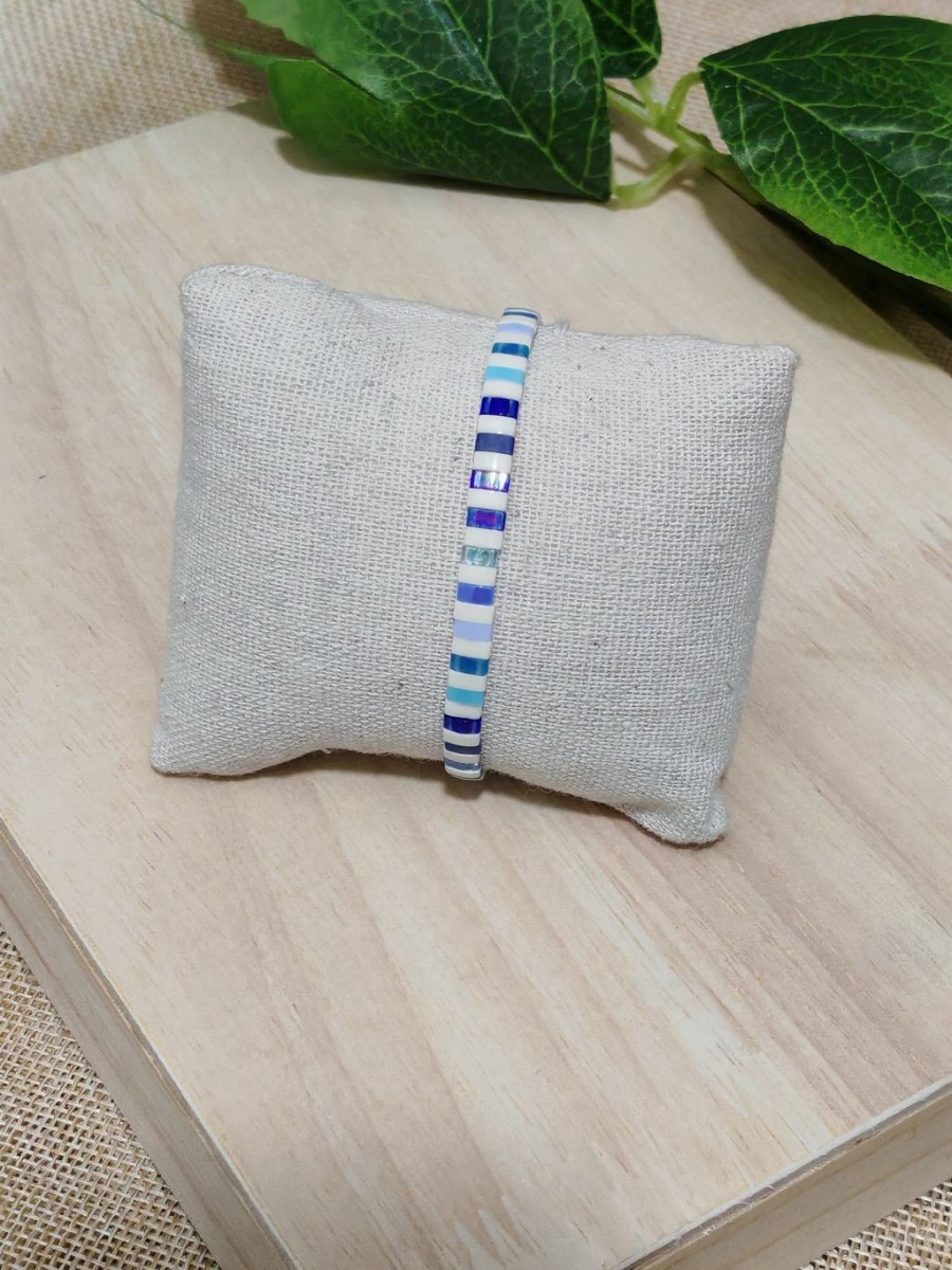 Bracelet élastique perles japonaises MIYUKI BR078