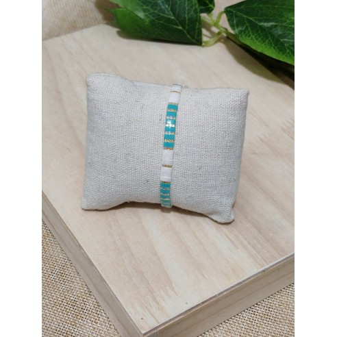 Bracelet élastique perles japonaises MIYUKI BR080