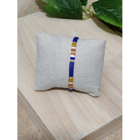 Bracelet élastique perles japonaises MIYUKI BR082
