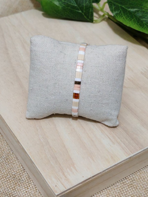 Bracelet élastique perles japonaises MIYUKI BR083