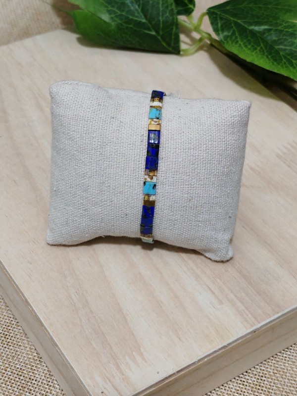 Bracelet élastique perles japonaises MIYUKI BR084