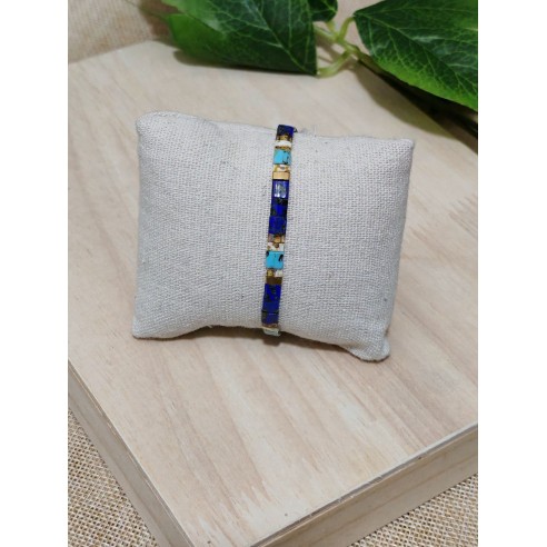 Bracelet élastique perles japonaises MIYUKI BR084