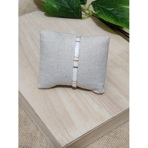 Bracelet élastique perles japonaises MIYUKI BR085