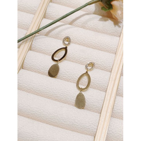 Boucles d'oreilles acier inoxydable E140