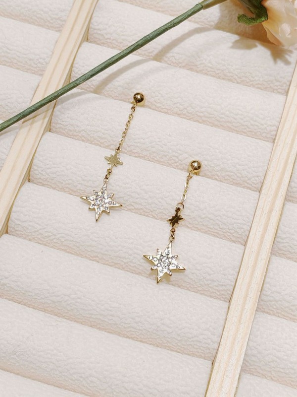 Boucles d'oreilles acier inoxydable E142