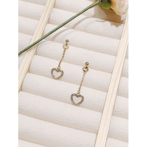 Boucles d'oreilles acier inoxydable E145