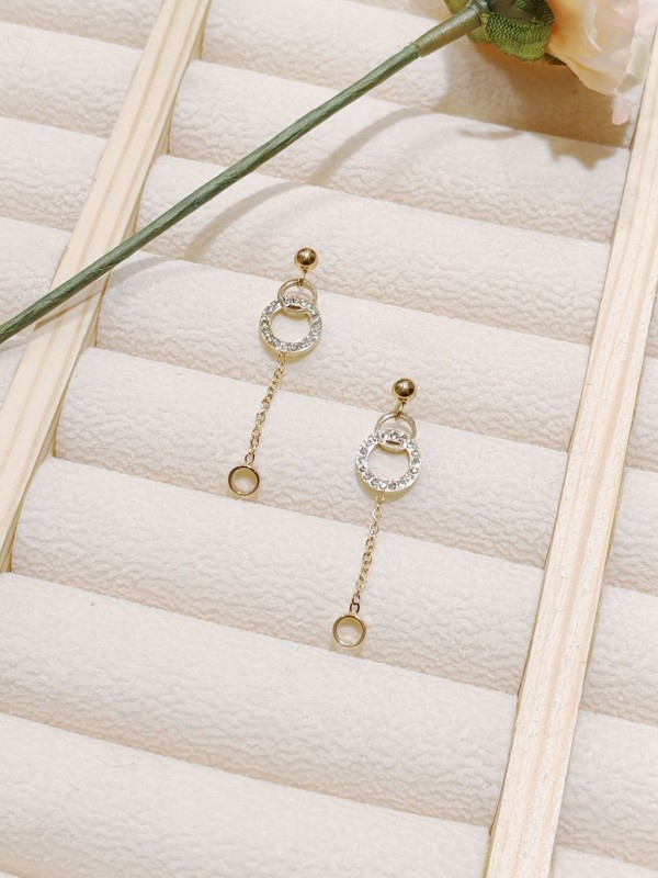 Boucles d'oreilles acier inoxydable E147