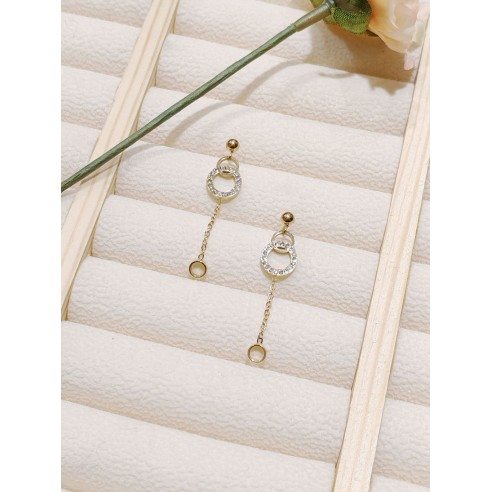 Boucles d'oreilles acier inoxydable E147