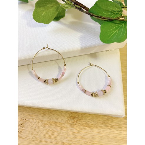 Boucles d'oreilles acier inoxydable E169