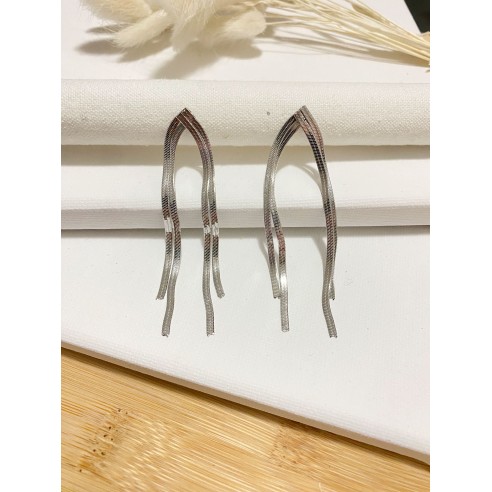 Boucles d'oreilles acier inoxydable E185