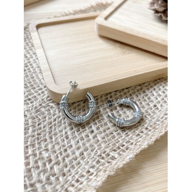 Boucles d'oreilles acier...