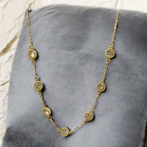 Collier acier inoxydable femme N067