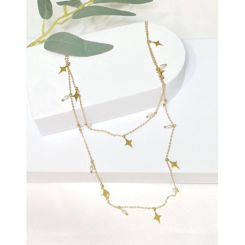 Collier acier inoxydable femme N070
