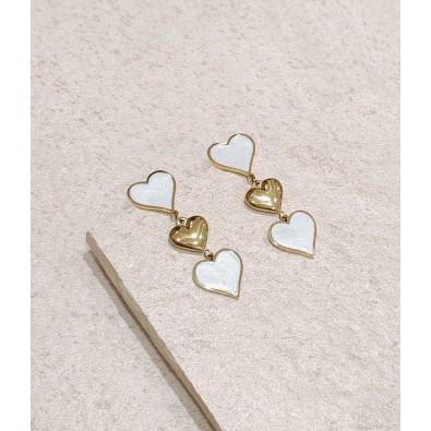 Boucles d'oreilles acier...