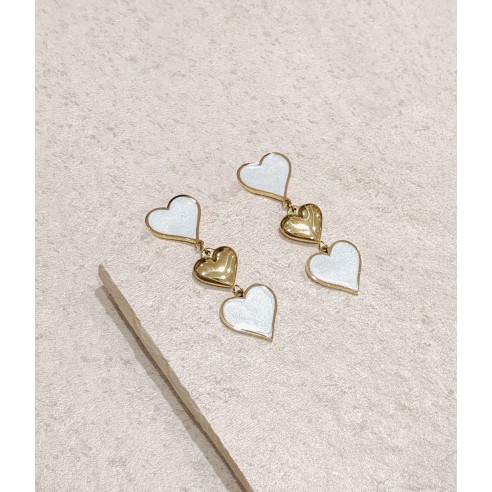 Boucles d'oreilles acier inoxydable E211