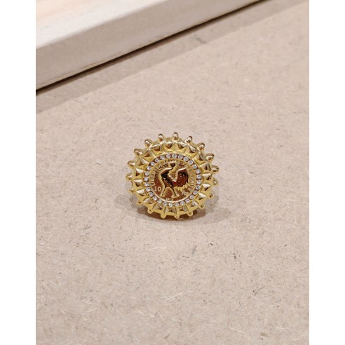 Bague en acier inoxydable R044