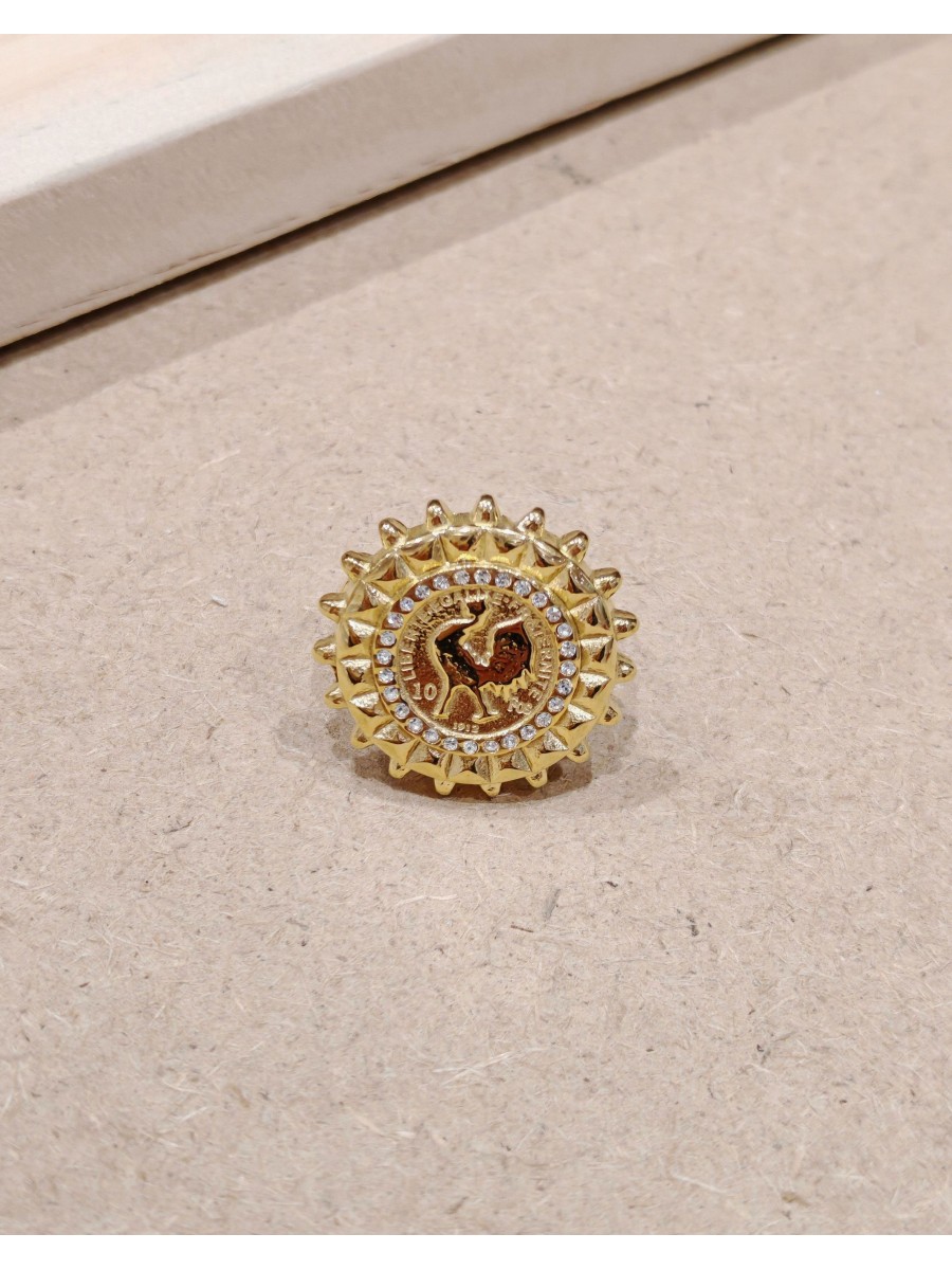 Bague en acier inoxydable R044