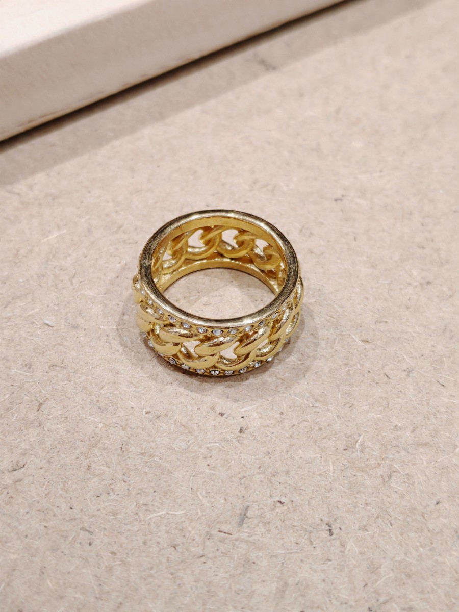Bague en acier inoxydable R045