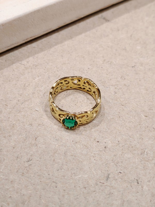 Bague en acier inoxydable R048