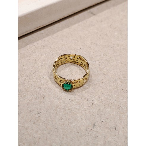 Bague en acier inoxydable R048