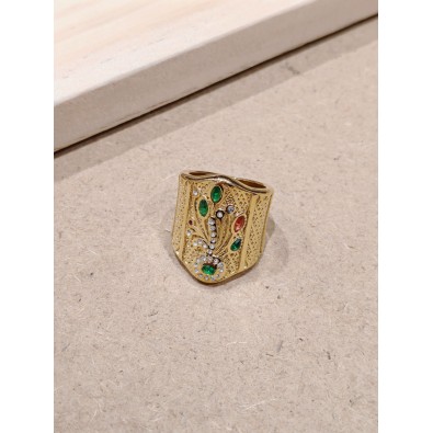 Bague en acier inoxydable R049