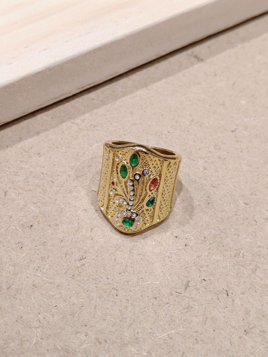 Bague en acier inoxydable R049