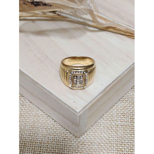 Bague en acier inoxydable R054