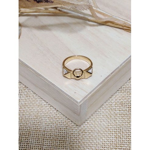 Bague en acier inoxydable R056