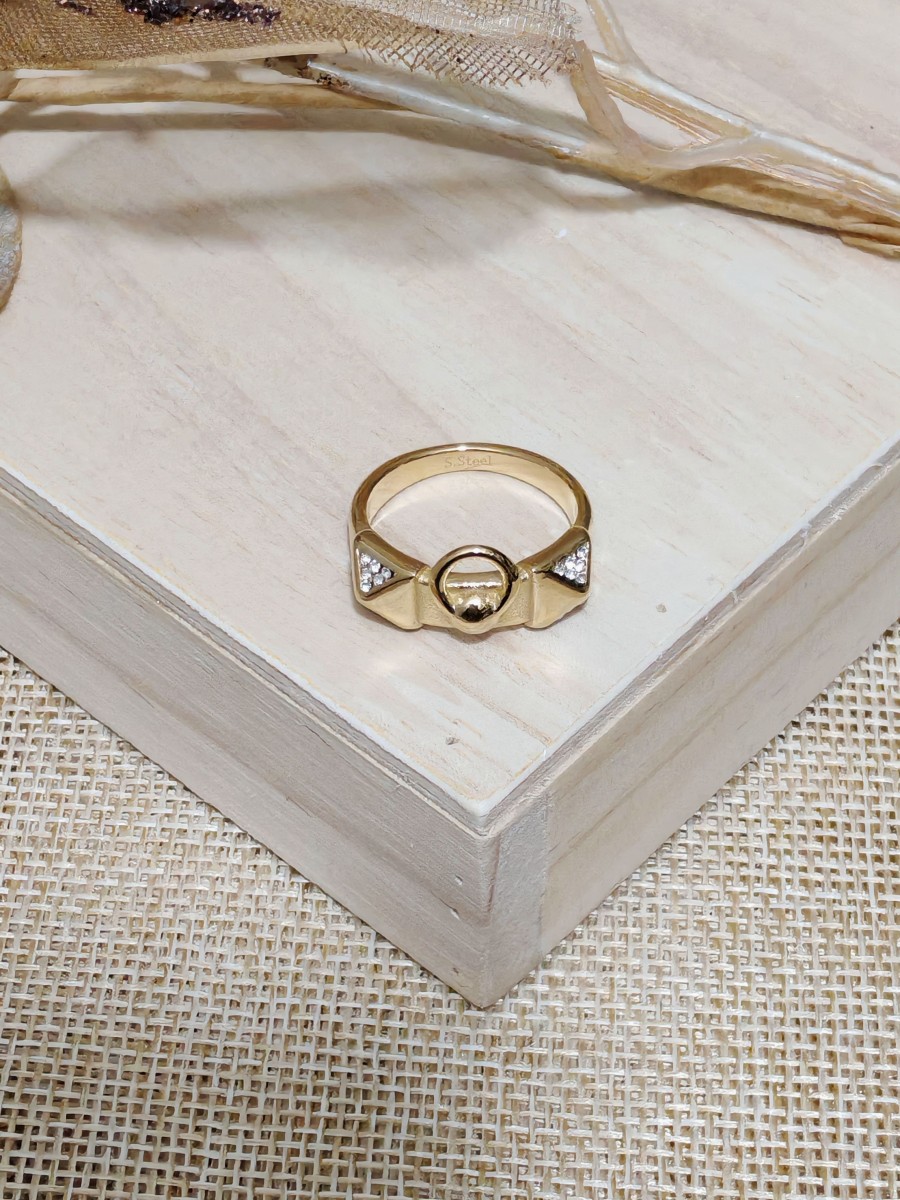 Bague en acier inoxydable R056